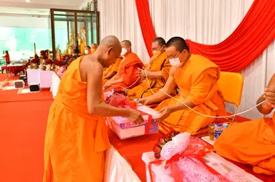 ประมวลภาพพิธีอัญเชิญพระประธานขึ้นประดิษฐาน วัดจุฬามณี ปี ๒๕๖๕