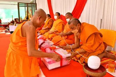 ประมวลภาพพิธีอัญเชิญพระประธานขึ้นประดิษฐาน วัดจุฬามณี ปี ๒๕๖๕