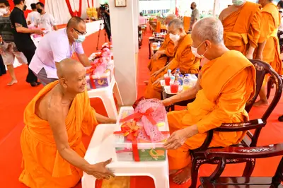 ประมวลภาพพิธีอัญเชิญพระประธานขึ้นประดิษฐาน วัดจุฬามณี ปี ๒๕๖๕