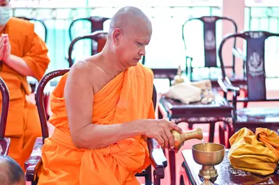 ประมวลภาพพิธีอัญเชิญพระประธานขึ้นประดิษฐาน วัดจุฬามณี ปี ๒๕๖๕