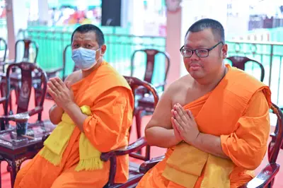 ประมวลภาพพิธีอัญเชิญพระประธานขึ้นประดิษฐาน วัดจุฬามณี ปี ๒๕๖๕