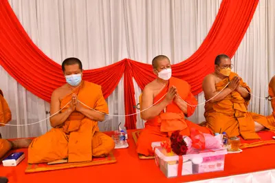 ประมวลภาพพิธีอัญเชิญพระประธานขึ้นประดิษฐาน วัดจุฬามณี ปี ๒๕๖๕