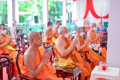 ประมวลภาพพิธีอัญเชิญพระประธานขึ้นประดิษฐาน วัดจุฬามณี ปี ๒๕๖๕