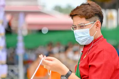 ประมวลภาพพิธีอัญเชิญพระประธานขึ้นประดิษฐาน วัดจุฬามณี ปี ๒๕๖๕