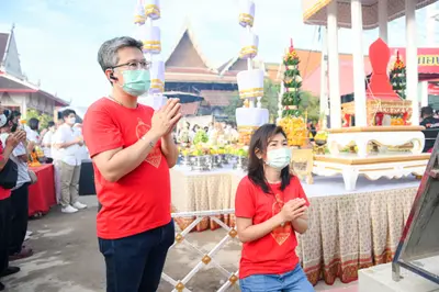 ประมวลภาพพิธีบวงสรวงสมโภช ครบ ๓๓ ปี วัดจุฬามณี ปี ๒๕๖๕