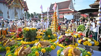 ประมวลภาพพิธีบวงสรวงสมโภช ครบ ๓๓ ปี วัดจุฬามณี ปี ๒๕๖๕