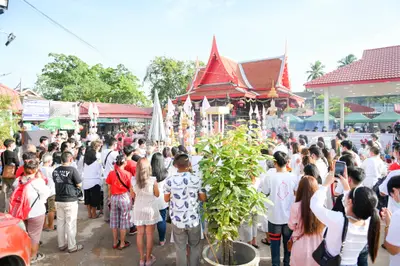 ประมวลภาพพิธีบวงสรวงสมโภช ครบ ๓๓ ปี วัดจุฬามณี ปี ๒๕๖๕