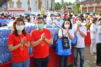 ประมวลภาพพิธีบวงสรวงสมโภช ครบ ๓๓ ปี วัดจุฬามณี ปี ๒๕๖๕