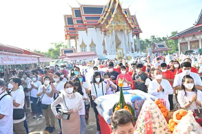 ประมวลภาพพิธีบวงสรวงสมโภช ครบ ๓๓ ปี วัดจุฬามณี ปี ๒๕๖๕