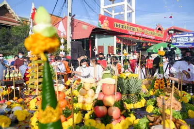 ประมวลภาพพิธีบวงสรวงสมโภช ครบ ๓๓ ปี วัดจุฬามณี ปี ๒๕๖๕