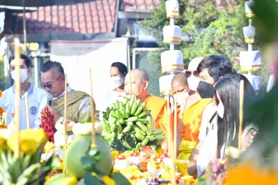 ประมวลภาพพิธีบวงสรวงสมโภช ครบ ๓๓ ปี วัดจุฬามณี ปี ๒๕๖๕