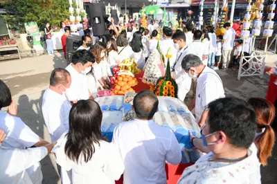 ประมวลภาพพิธีบวงสรวงสมโภช ครบ ๓๓ ปี วัดจุฬามณี ปี ๒๕๖๕