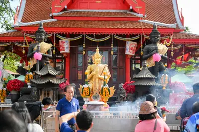 ประมวลภาพพิธีบวงสรวงสมโภช ครบ ๓๓ ปี วัดจุฬามณี ปี ๒๕๖๕
