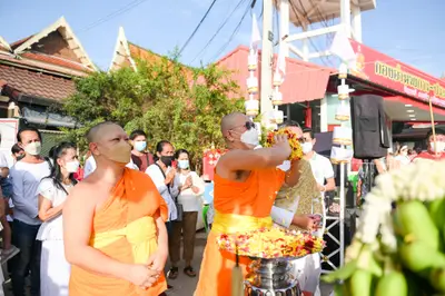 ประมวลภาพพิธีบวงสรวงสมโภช ครบ ๓๓ ปี วัดจุฬามณี ปี ๒๕๖๕