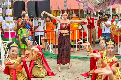ประมวลภาพพิธีบวงสรวงสมโภช ครบ ๓๓ ปี วัดจุฬามณี ปี ๒๕๖๕