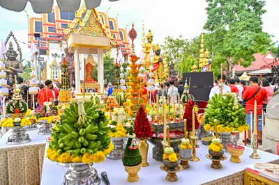 ประมวลภาพพิธีบวงสรวงสมโภช ครบ ๓๓ ปี วัดจุฬามณี ปี ๒๕๖๕