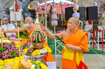 ประมวลภาพพิธีบวงสรวงสมโภช ครบ ๓๓ ปี วัดจุฬามณี ปี ๒๕๖๕