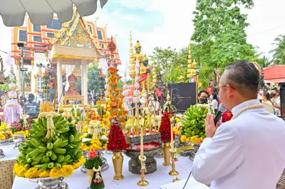 ประมวลภาพพิธีบวงสรวงสมโภช ครบ ๓๓ ปี วัดจุฬามณี ปี ๒๕๖๕