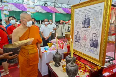 ประมวลภาพพิธีบวงสรวงสมโภช ครบ ๓๓ ปี วัดจุฬามณี ปี ๒๕๖๕