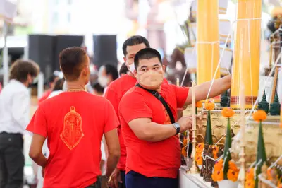 ประมวลภาพพิธีบวงสรวงสมโภช ครบ ๓๓ ปี วัดจุฬามณี ปี ๒๕๖๕
