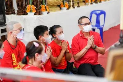 ประมวลภาพพิธีบวงสรวงสมโภช ครบ ๓๓ ปี วัดจุฬามณี ปี ๒๕๖๕