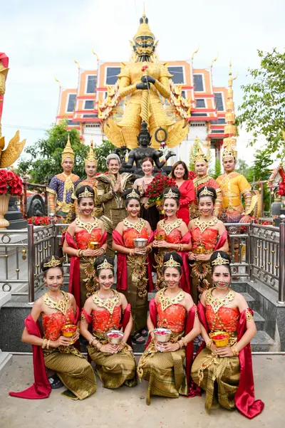 ประมวลภาพพิธีบวงสรวงสมโภช ครบ ๓๓ ปี วัดจุฬามณี ปี ๒๕๖๕