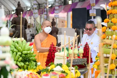 ประมวลภาพพิธีบวงสรวงสมโภช ครบ ๓๓ ปี วัดจุฬามณี ปี ๒๕๖๕