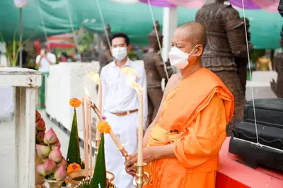 ประมวลภาพพิธีบวงสรวงสมโภช ครบ ๓๓ ปี วัดจุฬามณี ปี ๒๕๖๕