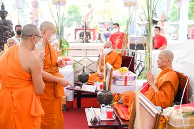 ประมวลภาพพิธีบวงสรวงสมโภช ครบ ๓๓ ปี วัดจุฬามณี ปี ๒๕๖๕