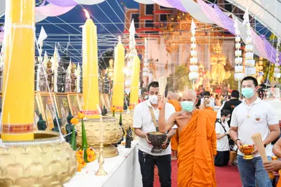 ประมวลภาพพิธีบวงสรวงสมโภช ครบ ๓๓ ปี วัดจุฬามณี ปี ๒๕๖๕