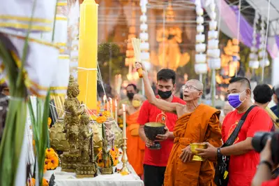 ประมวลภาพพิธีบวงสรวงสมโภช ครบ ๓๓ ปี วัดจุฬามณี ปี ๒๕๖๕