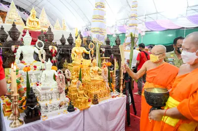 ประมวลภาพพิธีบวงสรวงสมโภช ครบ ๓๓ ปี วัดจุฬามณี ปี ๒๕๖๕