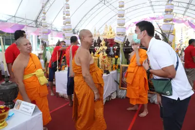 ประมวลภาพพิธีบวงสรวงสมโภช ครบ ๓๓ ปี วัดจุฬามณี ปี ๒๕๖๕