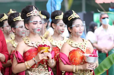 ประมวลภาพพิธีบวงสรวงสมโภช ครบ ๓๓ ปี วัดจุฬามณี ปี ๒๕๖๕