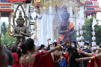 ประมวลภาพพิธีบวงสรวงสมโภช ครบ ๓๓ ปี วัดจุฬามณี ปี ๒๕๖๕