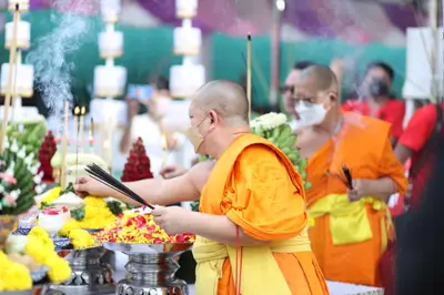 ประมวลภาพพิธีบวงสรวงสมโภช ครบ ๓๓ ปี วัดจุฬามณี ปี ๒๕๖๕