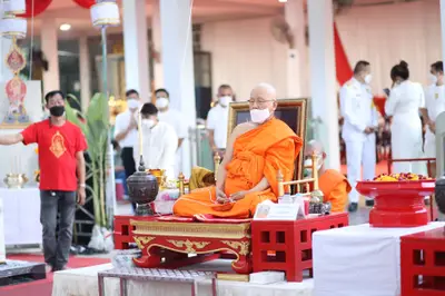 ประมวลภาพพิธีบวงสรวงสมโภช ครบ ๓๓ ปี วัดจุฬามณี ปี ๒๕๖๕
