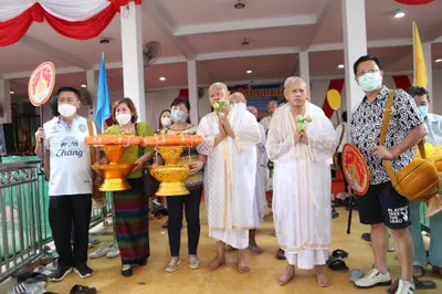 ประมวลภาพพิธีอุปสมบทหมู่ วัดจุฬามณี ปี ๒๕๖๕