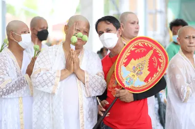 ประมวลภาพพิธีอุปสมบทหมู่ วัดจุฬามณี ปี ๒๕๖๕