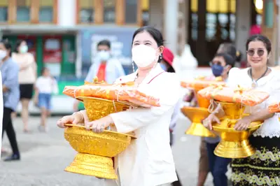 ประมวลภาพพิธีอุปสมบทหมู่ วัดจุฬามณี ปี ๒๕๖๕