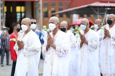 ประมวลภาพพิธีอุปสมบทหมู่ วัดจุฬามณี ปี ๒๕๖๕