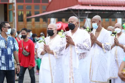 ประมวลภาพพิธีอุปสมบทหมู่ วัดจุฬามณี ปี ๒๕๖๕
