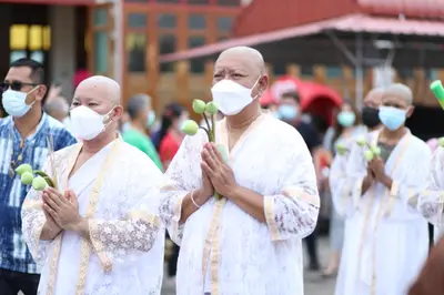 ประมวลภาพพิธีอุปสมบทหมู่ วัดจุฬามณี ปี ๒๕๖๕