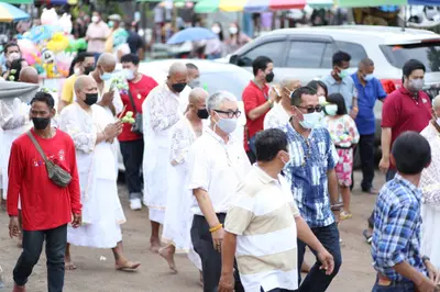 ประมวลภาพพิธีอุปสมบทหมู่ วัดจุฬามณี ปี ๒๕๖๕