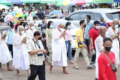 ประมวลภาพพิธีอุปสมบทหมู่ วัดจุฬามณี ปี ๒๕๖๕