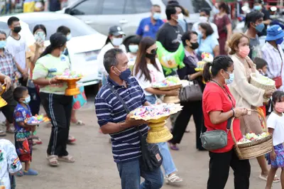 ประมวลภาพพิธีอุปสมบทหมู่ วัดจุฬามณี ปี ๒๕๖๕