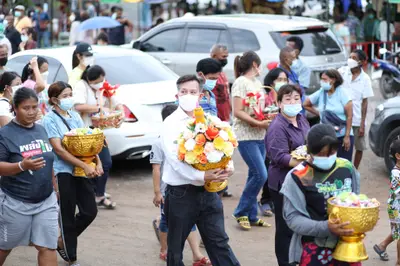 ประมวลภาพพิธีอุปสมบทหมู่ วัดจุฬามณี ปี ๒๕๖๕