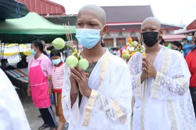 ประมวลภาพพิธีอุปสมบทหมู่ วัดจุฬามณี ปี ๒๕๖๕