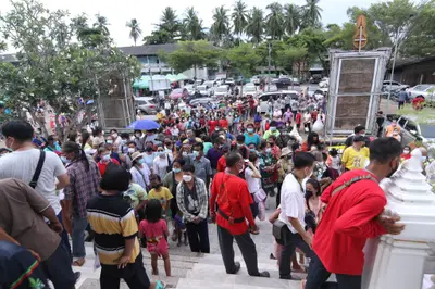 ประมวลภาพพิธีอุปสมบทหมู่ วัดจุฬามณี ปี ๒๕๖๕