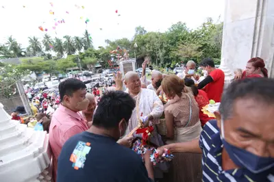 ประมวลภาพพิธีอุปสมบทหมู่ วัดจุฬามณี ปี ๒๕๖๕